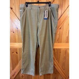 Columbia Beige Corduroy Utilty Pants NWT Size 44 (5400)